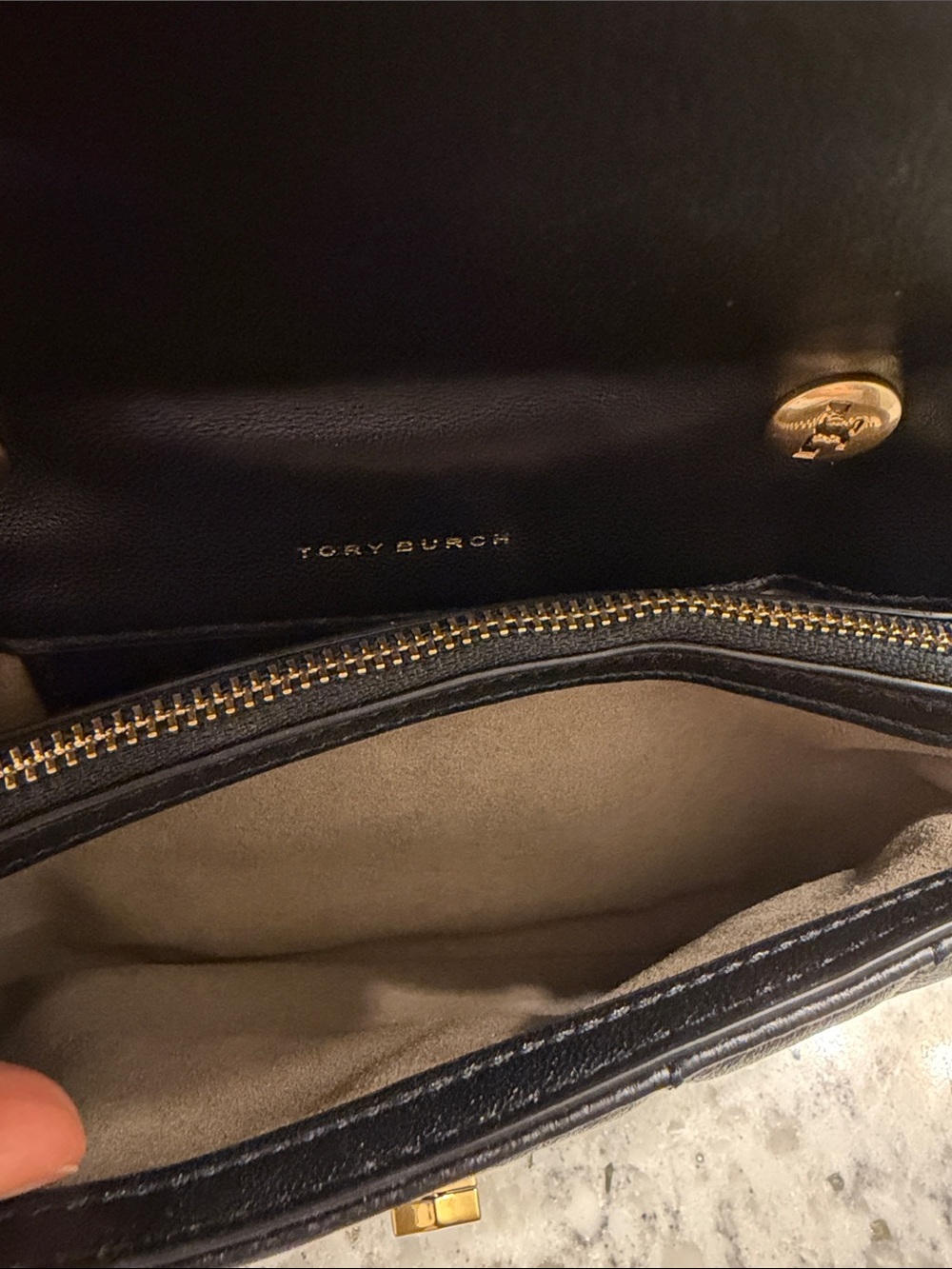 Tory Burch Kira Small Quilted Leather Satchel - Picture 4 of 6